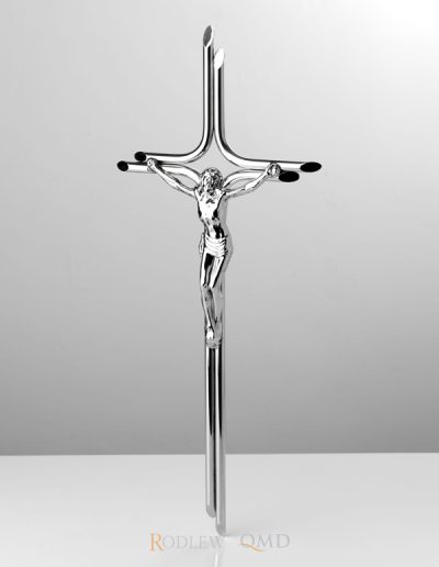 krzyż leżący ze stali kwasoodpornej w rudzie śląskiej